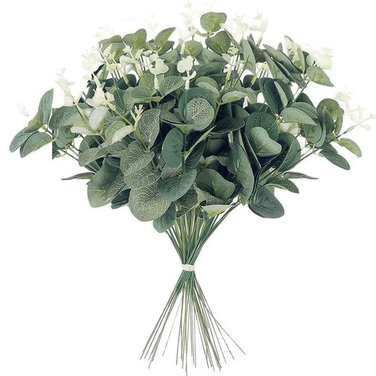 10/15pcs Artificial Baby’s Breath Flowers – Fake Gypsophila for Wedding, Home Decor & DIY Bouquets