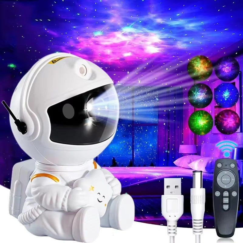 Astronaut Galaxy Projector – Transform Your Room into a Starry Universe 