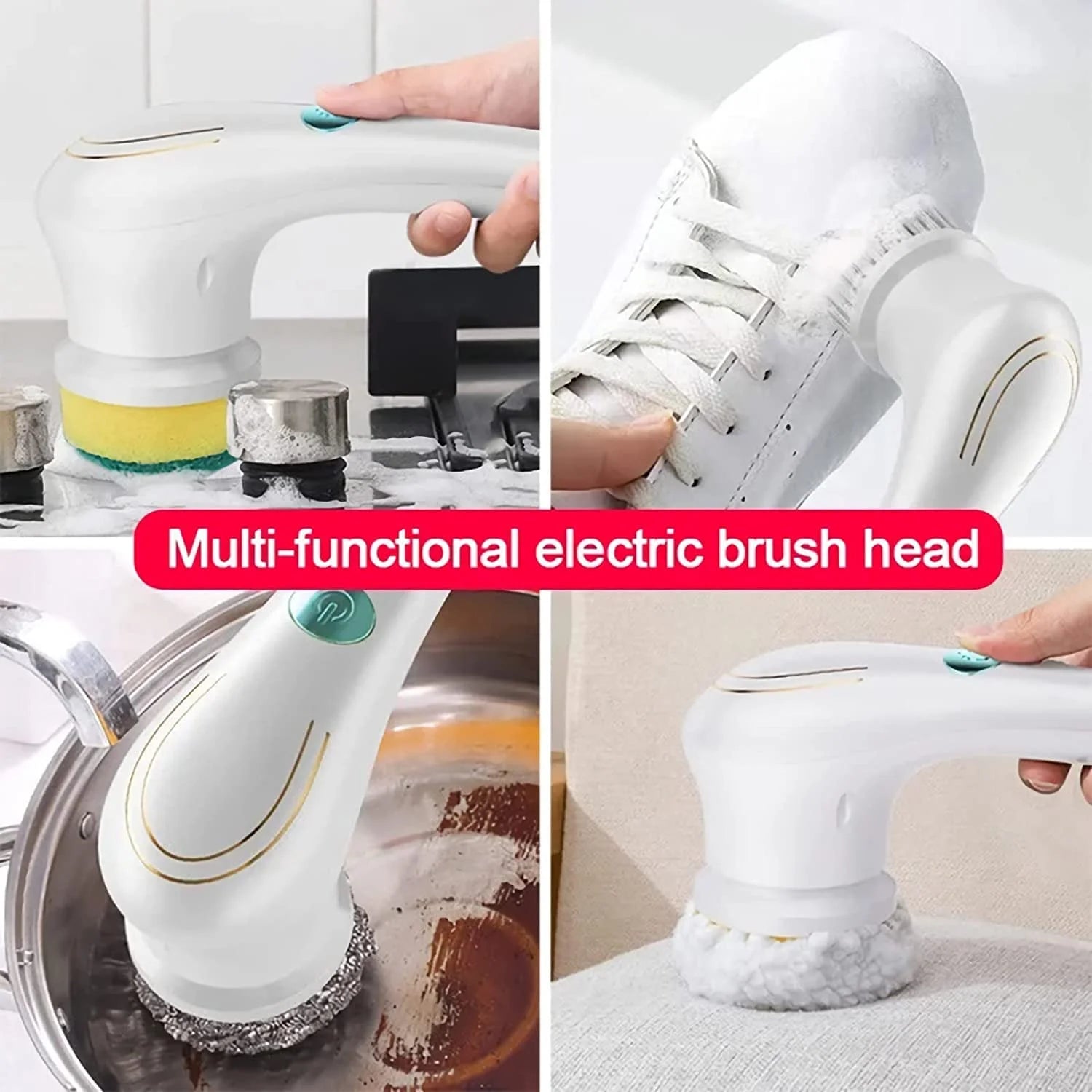 Beiou™ 5-in-1 Cordless Electric Spin Scrubber