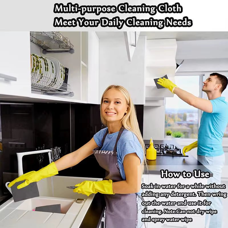 Hot Thickened Magic Cleaning Cloth – Microfiber Glass Clean Towel 