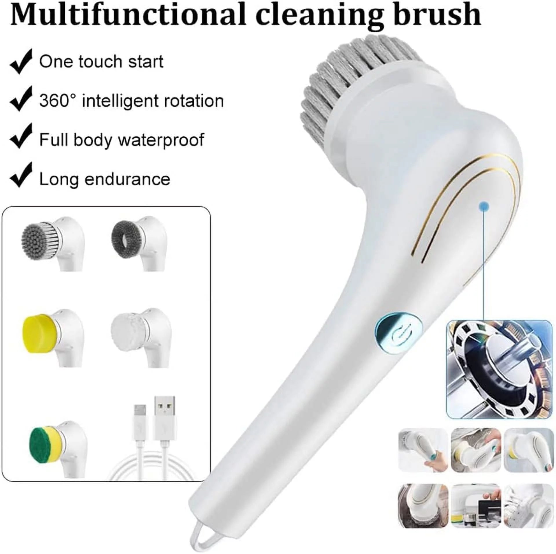 Beiou™ 5-in-1 Cordless Electric Spin Scrubber