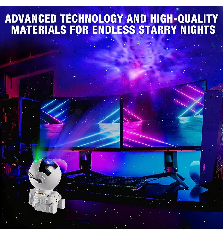 Astronaut Galaxy Projector – Transform Your Room into a Starry Universe 
