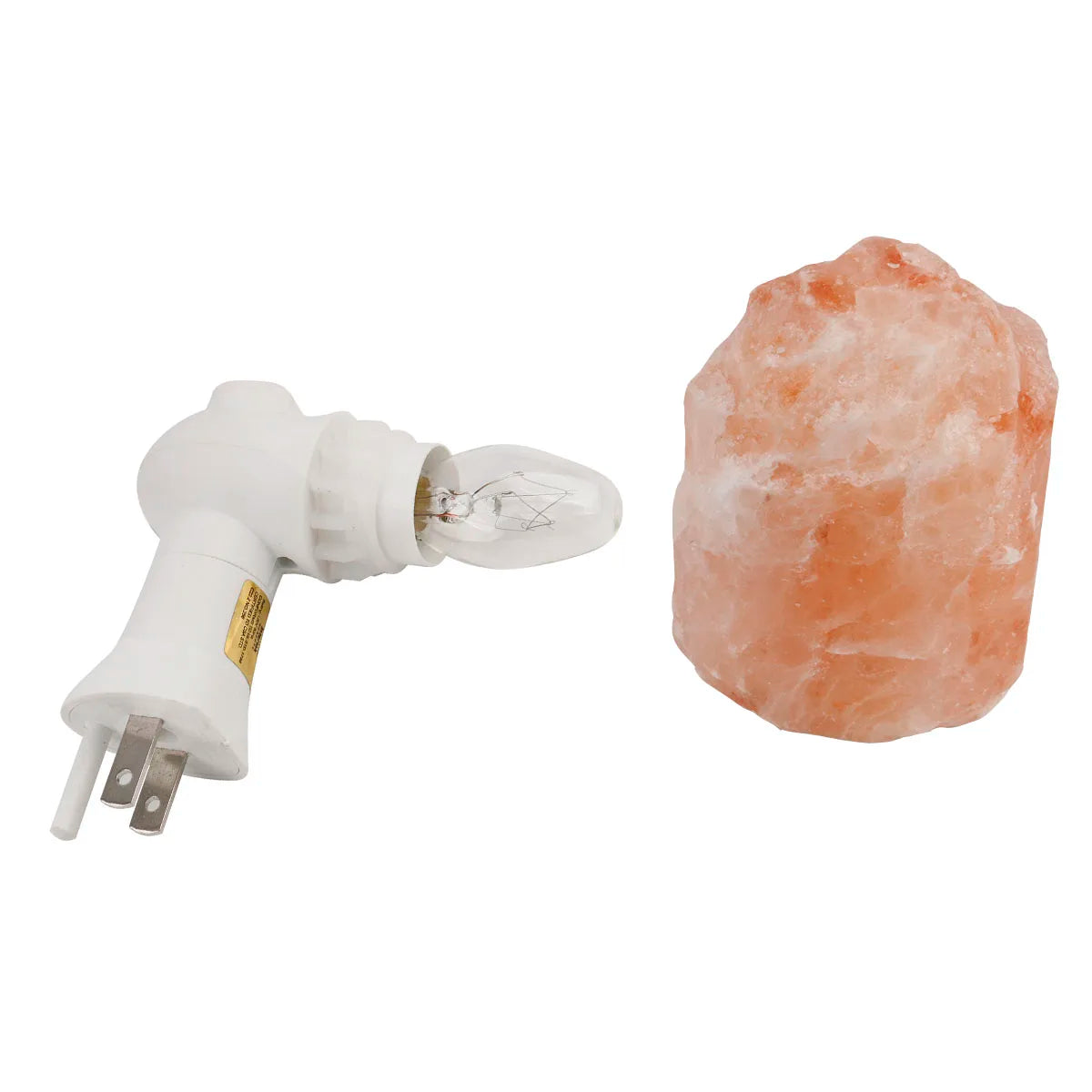 Natural Himalayan Salt Lamp – Crystal Rock Night Light with Warm LED Glow | Perfect for Bedroom, Desk, or Room Décor