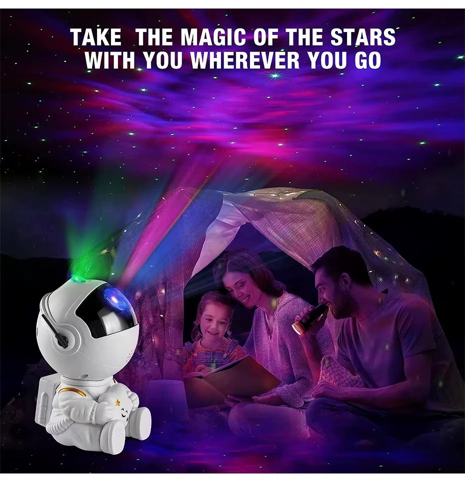 Astronaut Galaxy Projector – Transform Your Room into a Starry Universe 