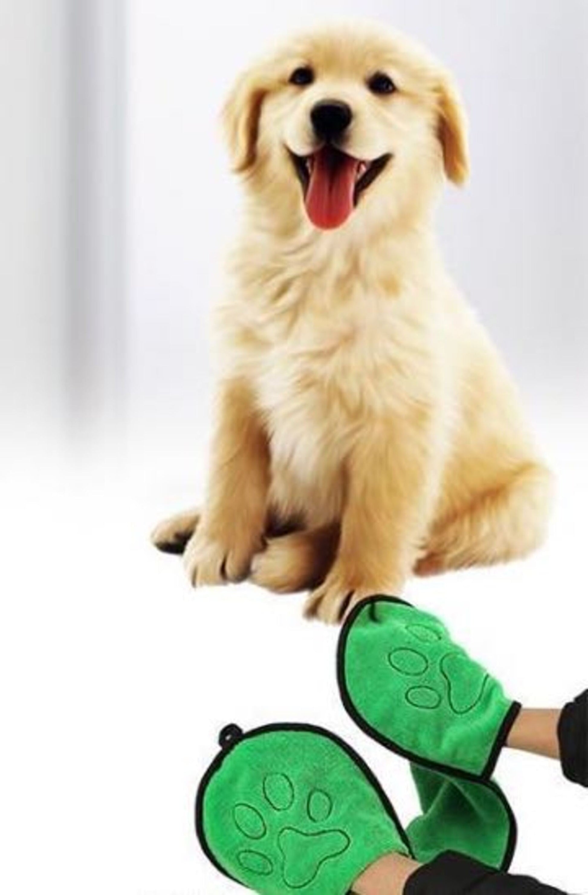 Benat Pets Dog Bath Towel – Super Absorbent with Double Drop Pocket Design